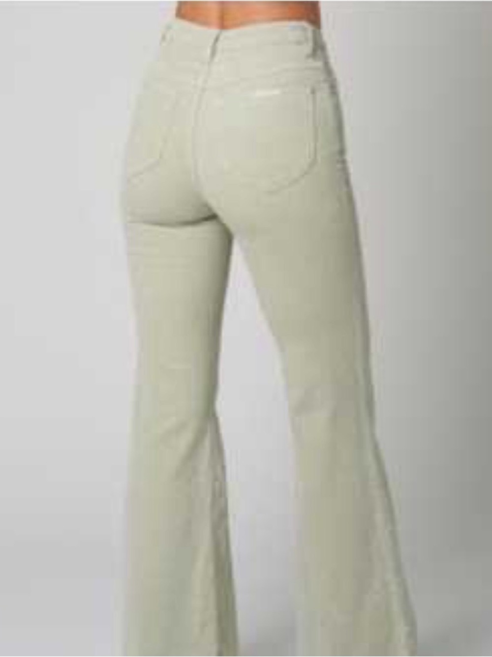 Rolla's East Coast Flare cords seagrass green
